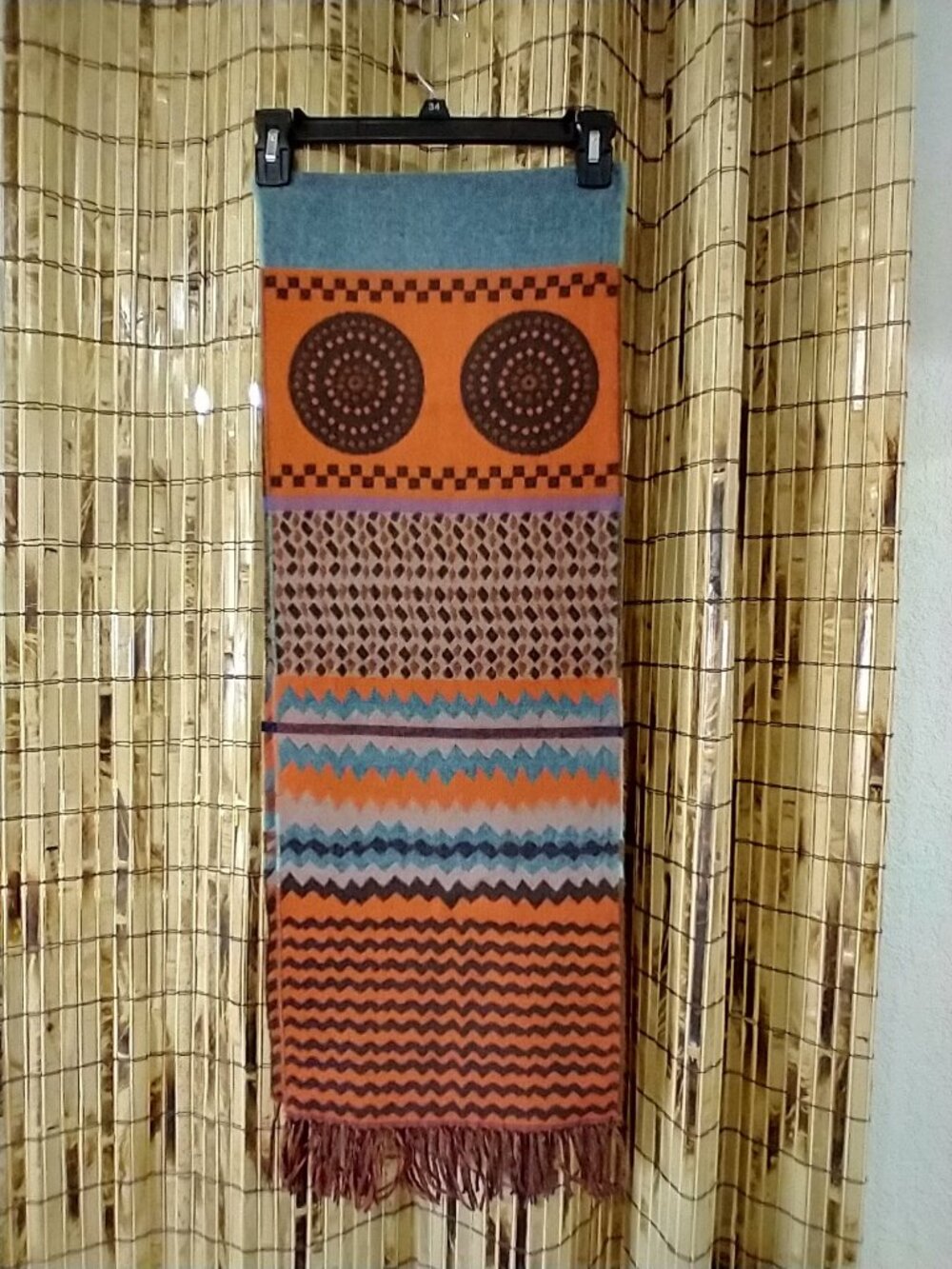 Southwestern / Geometric Motif Stripe Scarf